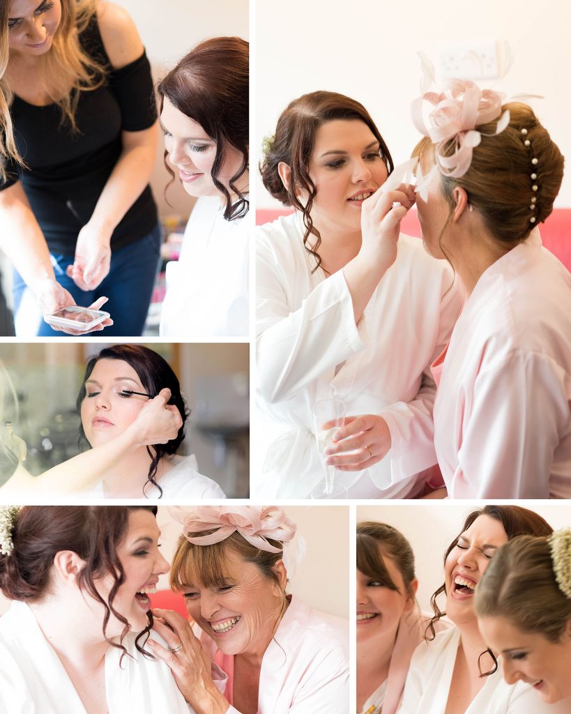 Wedding Bride Bridal Prep Photography Shropshire